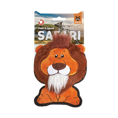 FOFOS - בובת אריה עם תפר כפול מצפצפת 